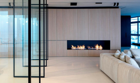 Ecosmart Fire XL900 Ethanol Burner - Black Finish - ESF.B.XL9.WTT.BL